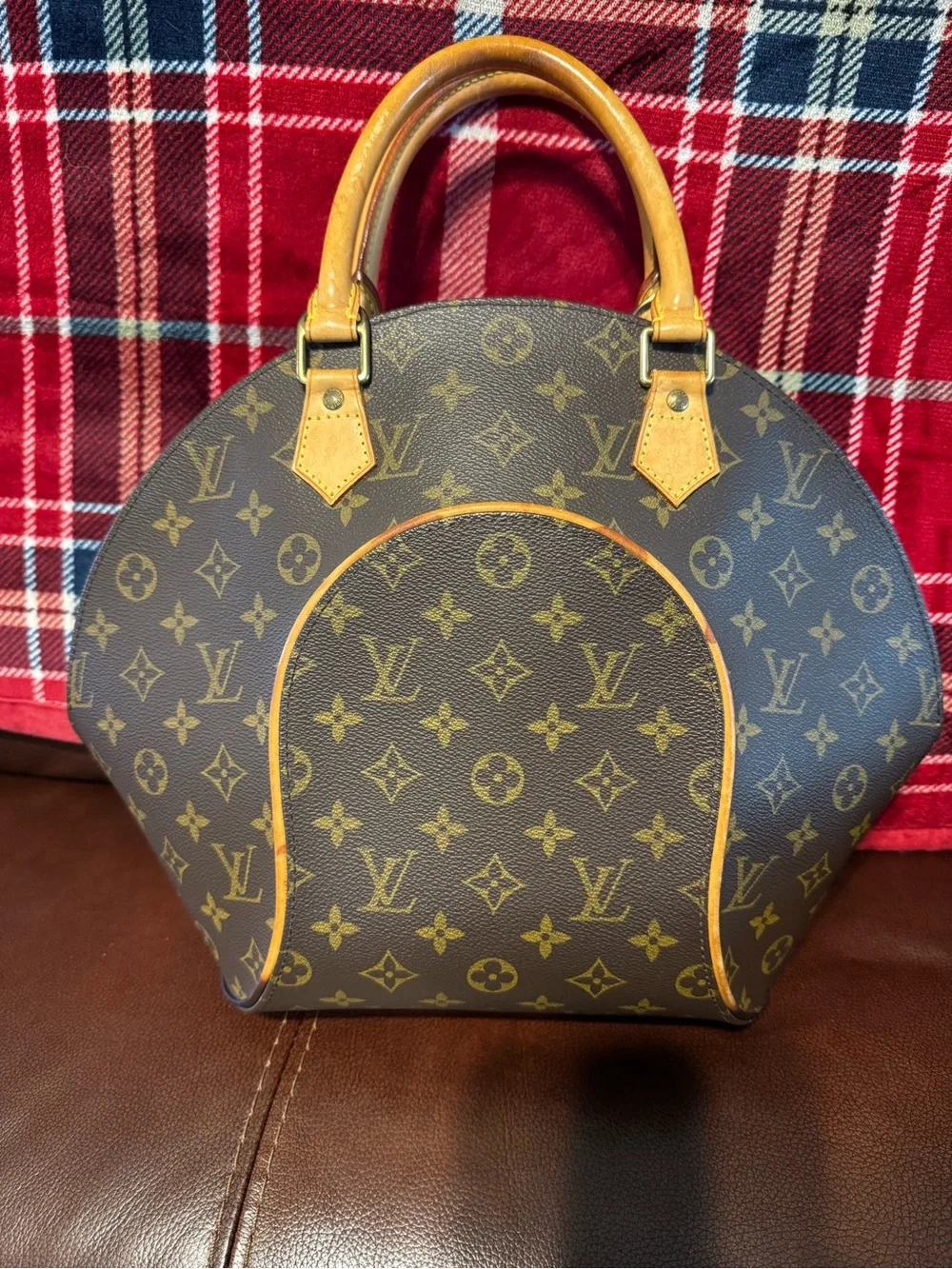Louis Vuitton Vintage Brown Monogram Ellipse PM Handbag